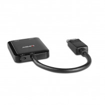 DisplayPort Hub - LINDY 2 Prievadų MST Hub, 2x3840x2160@30Hz, 21.6 Gbit/s, 5VDC