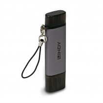 USB Atminties Kortelių Skaitytuvas - USB 3.2 Type C & A SD/Micro SD Kortelių Skaitytuvas 5Gbps