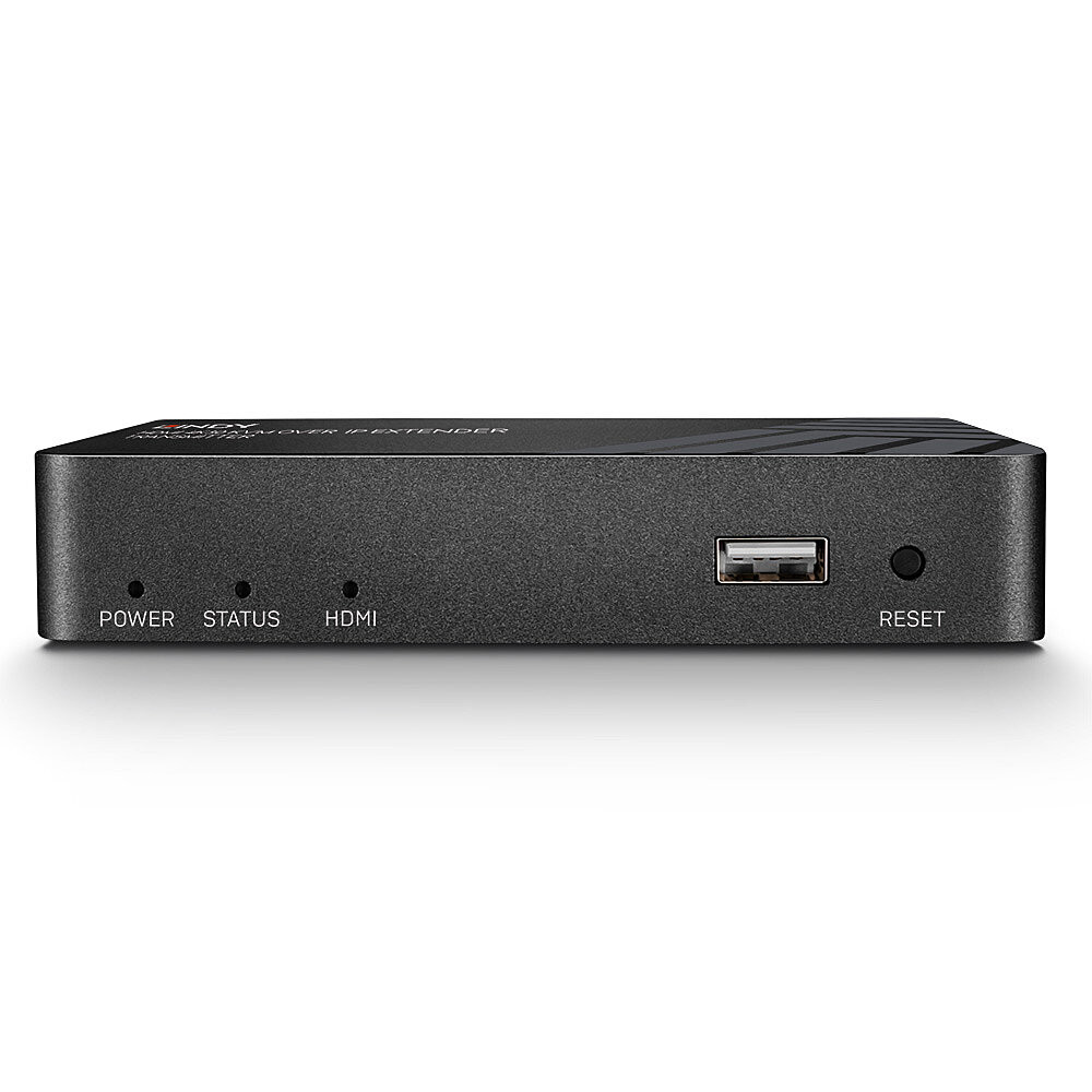 KVM Išplėtiklis - HDMI 4K30, USB HID, IR per IP Tinklą, 150m, HDCP 1.4