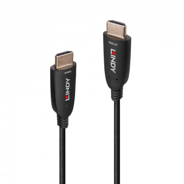 HDMI Laidas - LINDY Šviesolaidinis Hibridinis HDMI 8K60 Laidas, 48Gbps, 70 m, Juodas