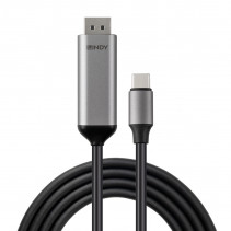 Kabelis - Lindy 2m USB Type C į DisplayPort 8K60Hz 32.4Gbps