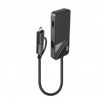 Adapteris - Lindy USB 3.0 Type A/C į HDMI & VGA konverteris 3840x2160 30Hz