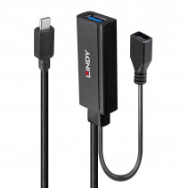 USB prailginimo laidas - Lindy 5m USB 3.2 C/A aktyvus prailginimas 5Gbps