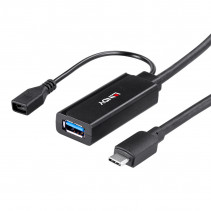 USB prailginimo laidas - Lindy 5m USB 3.2 C/A aktyvus prailginimas 5Gbps