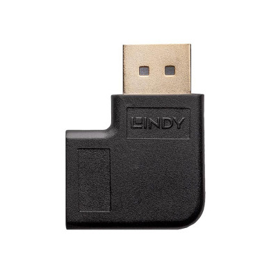 Adapter - Lindy DisplayPort 1.4 Kairysis Kampinis Adapteris M į F 7680x4320@60Hz