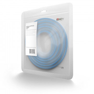 Tinklo Kabelis - LINDY Cat.6 U/UTP Tinklo Kabelis, RJ45, M/M, 250MHz, CCA, 0.3 m, Mėlynas