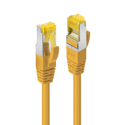 Tinklo Kabelis - LINDY RJ45 S/FTP LSZH Tinklo Kabelis, Cat.6A Kištukas, Cat.7 Neapdirbtas Kabelis, 10 m, Geltonas