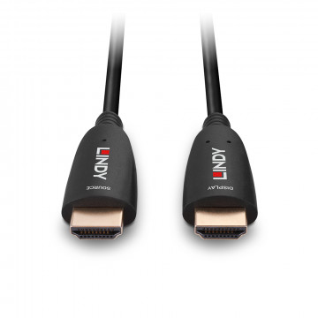 HDMI Laidas - LINDY Šiesolaidinis HDMI 8K60 Laidas, AOC, 60 m, Juodas