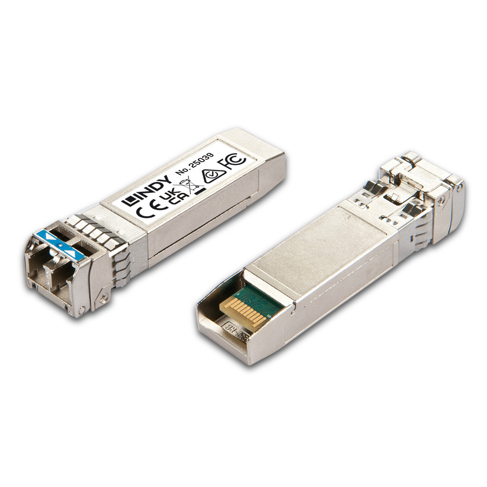 Tinklo Modulis - LINDY 10GBase-LR/LW SFP+ 10Km 1310nm LC Vieno Režimo Siųstuvas-Imtuvas