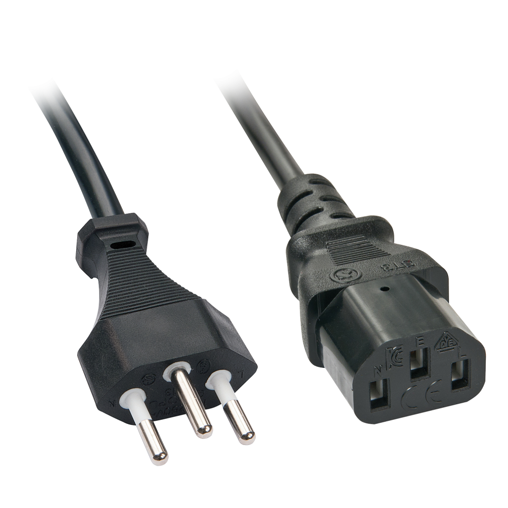 Maitinimo Laidas - LINDY CH į C13 Maitinimo Laidas, 5 m, Juodas