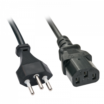 Maitinimo Laidas - LINDY CH į C13 Maitinimo Laidas, 5 m, Juodas