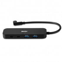 USB Hublis - Lindy 4 Port USB 3.2 Gen 2 Type C Hub 10 Gbps Power Delivery