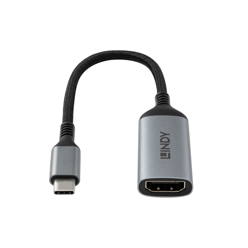 Adapteris - Lindy USB Type C į HDMI 8K60 konverteris, 8K@60Hz, kompaktiškas
