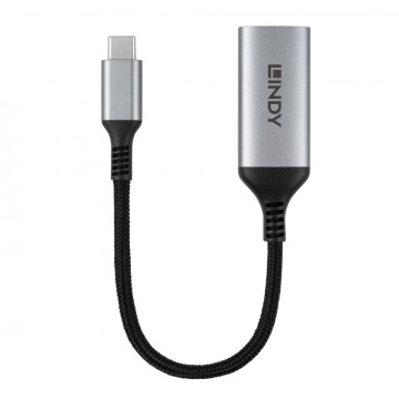 Adapteris - Lindy USB Type C į HDMI 8K60 konverteris, 8K@60Hz, kompaktiškas