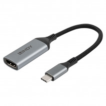 Adapteris - Lindy USB Type C į HDMI 8K60 konverteris, 8K@60Hz, kompaktiškas