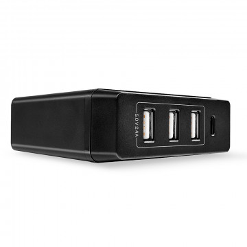 Įkroviklis - Lindy 4 Port USB Type C & A Smart Charger 72W Power Delivery