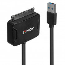 Adapteris - Lindy USB 3.0 į SATA konverteris su maitinimo šaltiniu, 5Gbps