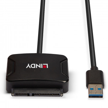 Adapteris - Lindy USB 3.0 į SATA konverteris su maitinimo šaltiniu, 5Gbps