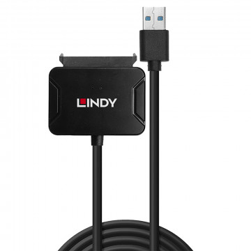 Adapteris - Lindy USB 3.0 į SATA konverteris su maitinimo šaltiniu, 5Gbps