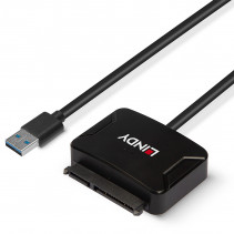 Adapteris - Lindy USB 3.0 į SATA konverteris su maitinimo šaltiniu, 5Gbps
