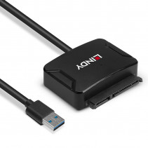 Adapteris - Lindy USB 3.0 į SATA konverteris su maitinimo šaltiniu, 5Gbps