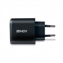 Įkroviklis - Lindy 65W USB Type C GaN Įkroviklis PD 3.0 PPS Juodas