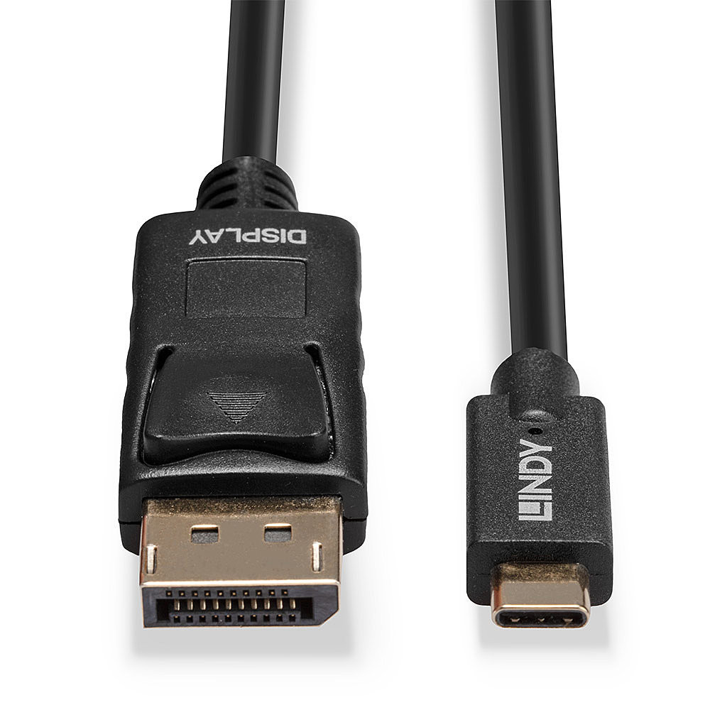 Adapteris - USB Type C į DP 4K60 5m 3840x2160 60Hz Auksu Padengtas