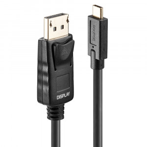 Adapteris - USB Type C į DP 4K60 5m 3840x2160 60Hz Auksu Padengtas