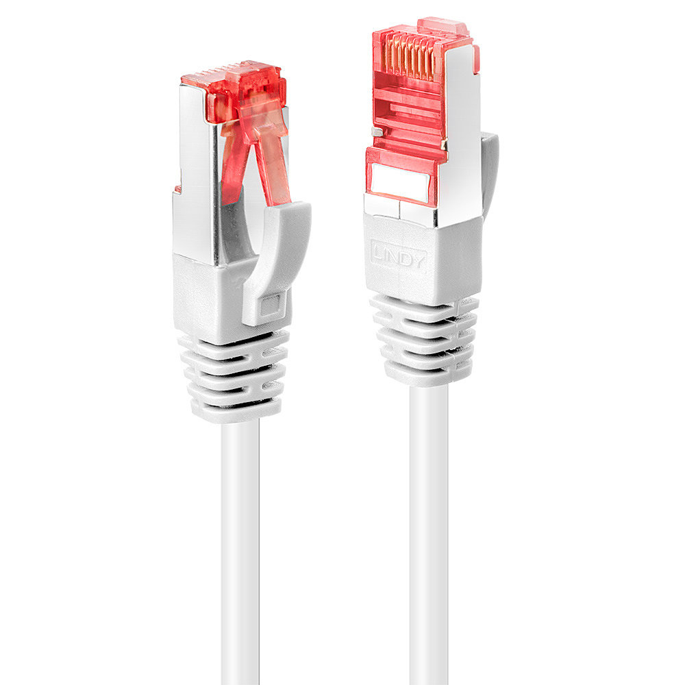 Tinklo Kabelis - LINDY Cat.6 S/FTP Tinklo Kabelis, RJ45, M/M, 250MHz, 27AWG, 2 m, Baltas