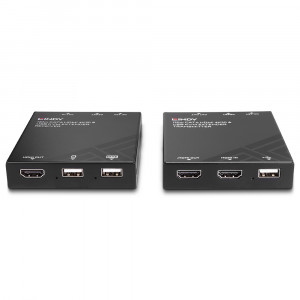 KVM Prailginimas - LINDY Cat.6 KVM Prailginimas, 120 m, Juodas