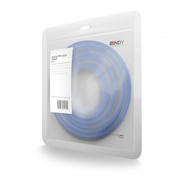 Tinklo Kabelis - LINDY RJ45 S/FTP LSZH Tinklo Kabelis, Cat.6A KIštukas, Cat.7 Neapdirbtas Kabelis, 2 m, Mėlynas