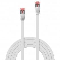 Tinklo Kabelis - LINDY Cat.6 U/FTP Plokščias Tinklo Kabelis, RJ45, M/M, 250MHz, 32AWG, 0.3 m, Baltas