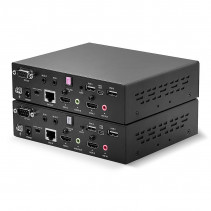 KVM Ilgintuvas - LINDY HDBaseT Cat.6 Dvigubas HDMI, USB, IR ir RS-232 KVM Ilgintuvas 100 m 1920x1080@60Hz