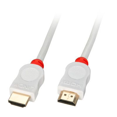 HDMI Laidas - LINDY HDMI Laidas, Didelės Spartos, 3 m, Baltas