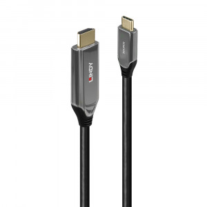 Adapteris - USB Type C į HDMI 8K60 1m Laidas 48Gbps Auksu Padengtas