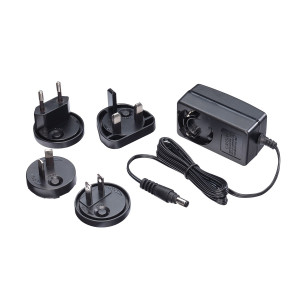 Maitinimo Blokas - 12VDC 1.25A Universalus Adapteris su 1.5m DC Laidu