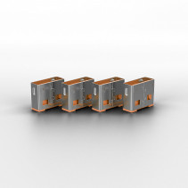 USB Priedas - 10vnt USB A Prievado Blokatorių, Apsaugantys Type C Prievadus, Oranžinė