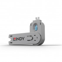 USB Priedas - LINDY USB A Prievado Blokavimo Raktas 18x75,16x12mm ABS Mėlynas