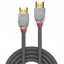 HDMI Laidas - LINDY Cromo Line HDMI Laidas M/M, Didelės Spartos, 1 m, Pilkas
