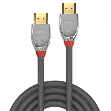 HDMI Laidas - LINDY Cromo Line HDMI Laidas M/M, Didelės Spartos, 1 m, Pilkas