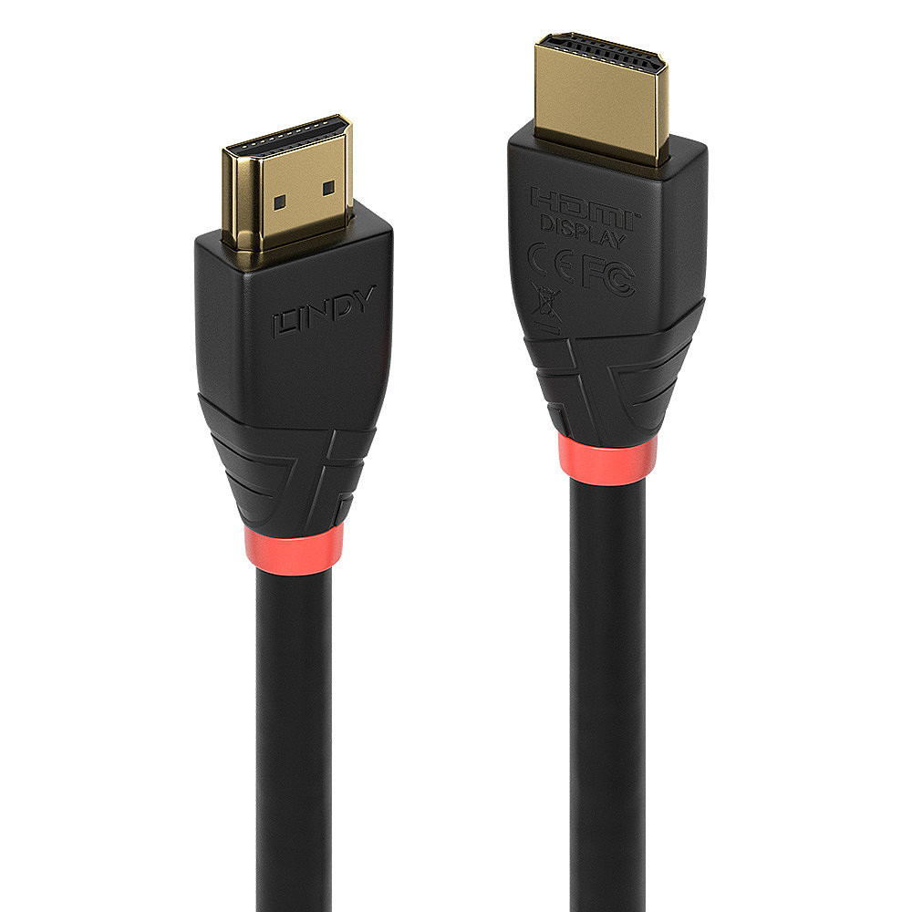 HDMI Kabelis - LINDY Aktyvus HDMI 4K60 Laidas, 10 m, Juodas
