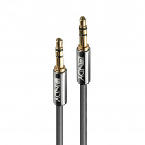 Audio Laidas - Cromo Line 1m 3.5mm M/M, Žalvariniai Jungtys, Auksu Padengtos