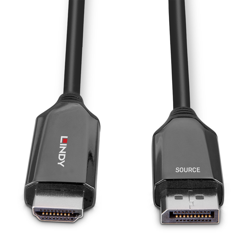 Adapteris - DisplayPort į HDMI 4K120Hz 1m 7680x4320@60Hz auksu padengtas