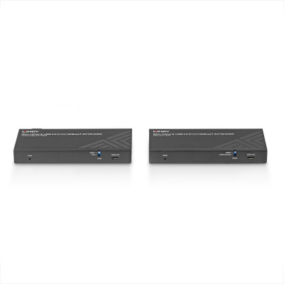 AV Priedas - LINDY Cat.6 HDMI 4K60 USB 2.0 IR HDBaseT KVM Priedas 150 m