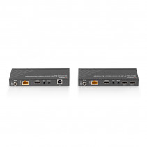 AV Priedas - LINDY Cat.6 HDMI 4K60 USB 2.0 IR HDBaseT KVM Priedas 150 m