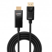 Adapteris - LINDY Display Port į HDMI 4K60Hz Adapteris 18Gbps 2 m