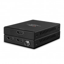 AV Prailgintuvas - LINDY Cat.6 HDMI 4K60 ir IR Prailgntuvas su PoC ir Loop Out Stiprintuvu, 50 m, Juodas