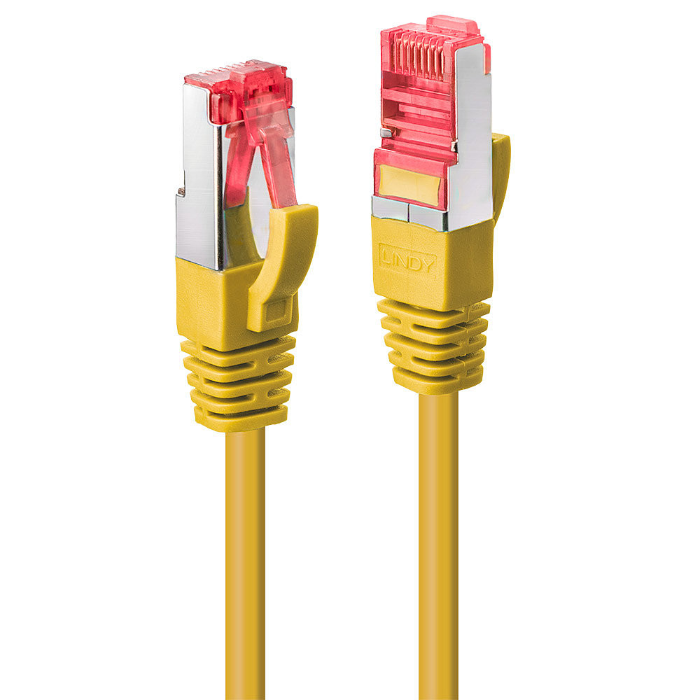 Tinklo Kabelis - LINDY Cat.6 S/FTP Tinklo Kabelis, RJ45, M/M, 250MHz, 27AWG, 2 m, Geltonas