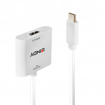 Adapteris - LINDY USB Type C į HDMI  4K60 Konverteris, Baltas