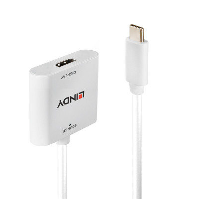 Adapteris - LINDY USB Type C į HDMI  4K60 Konverteris, Baltas